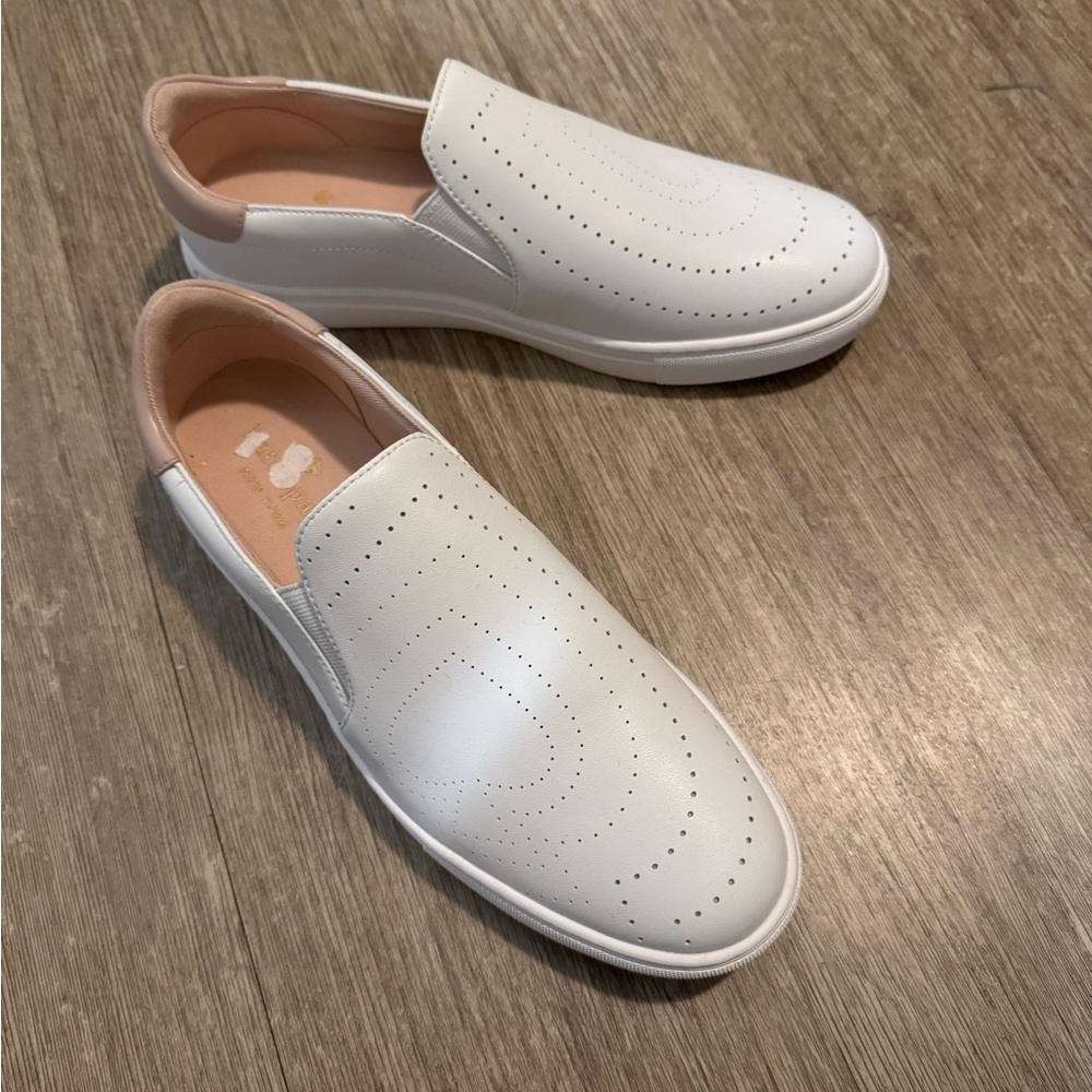 Kate spade white keds BNWOT size 7